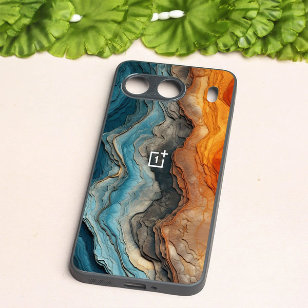 Layered Marble metal back case for Oneplus Nord 4