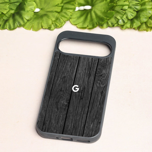 Dark Wood metal back case for Google Pixel 9 Pro