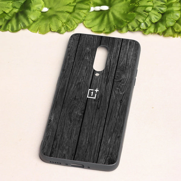 Dark Wood metal back case for Oneplus 7 Pro