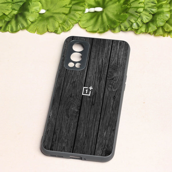 Dark Wood metal back case for Oneplus Nord 2
