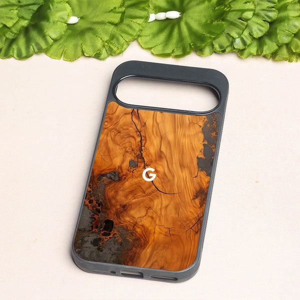 Lava Oak metal back case for Google Pixel 9 Pro