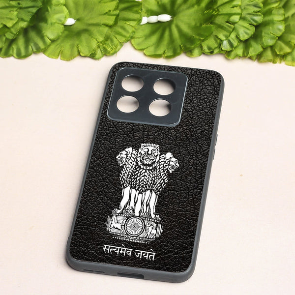 Black Satyamev Jayate metal back case for Oneplus 10T