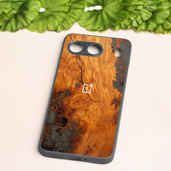 Lava Oak metal back case for Oneplus Nord 4