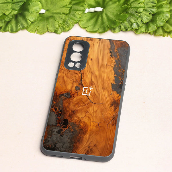 Lava Oak metal back case for Oneplus Nord 2