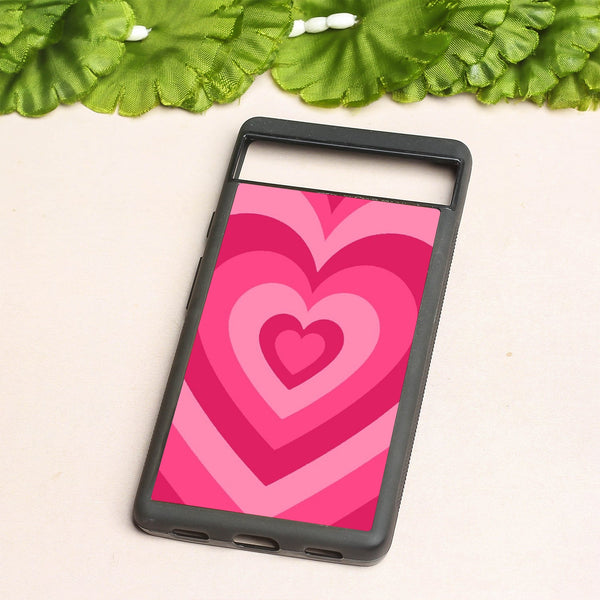 Retro Love metal back case for Google Pixel 6a