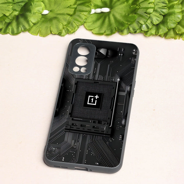 Microchip metal back case for Oneplus Nord 2
