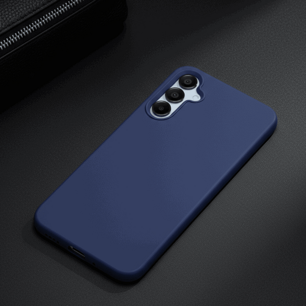 Dark Blue Silicone Case for Samsung S24 Fe