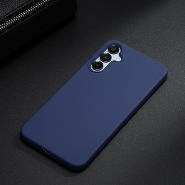 Dark Blue Silicone Case for Samsung S23 Fe