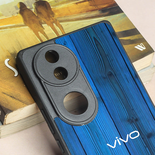 Indigo Planks metal back case for Vivo V50