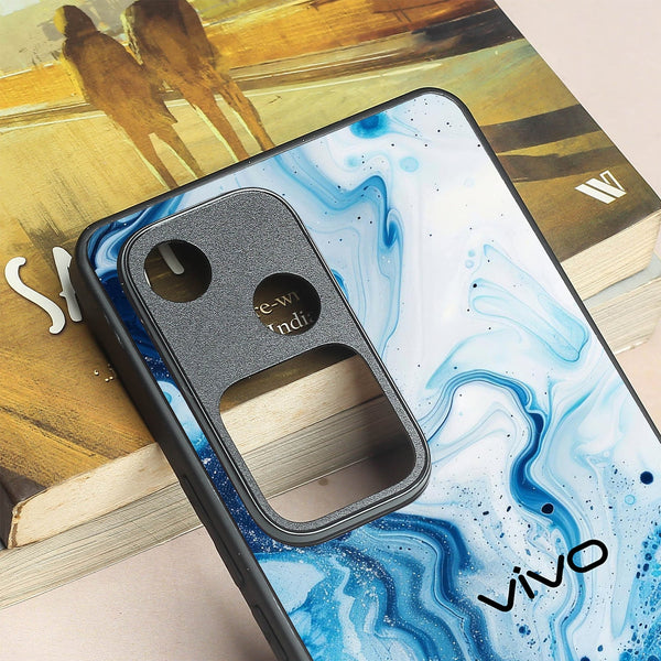 Neptune Swirl metal back case for Vivo V30