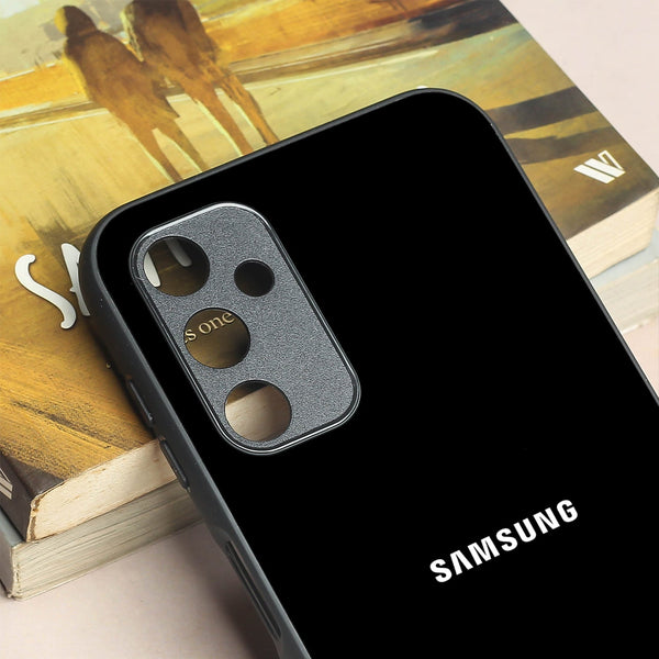 Black metal back case for Samsung A14