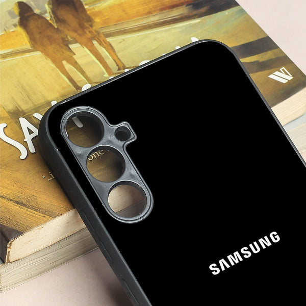 Black metal back case for Samsung A34