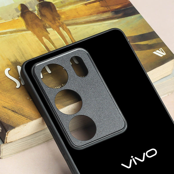Black metal back case for Vivo V29