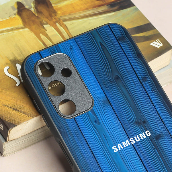 Indigo Planks metal back case for Samsung A14