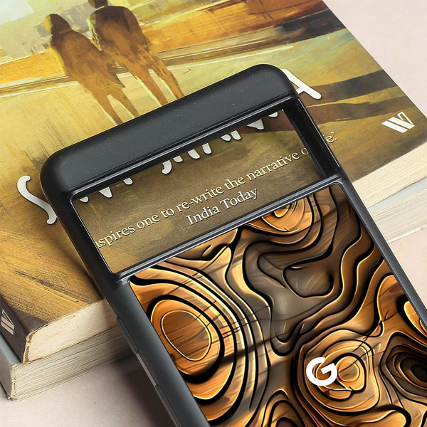 Rust Mirage metal back case for Google Pixel 7a