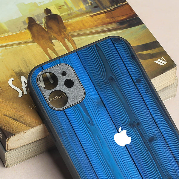 Indigo Planks metal back case for Apple Iphone 12