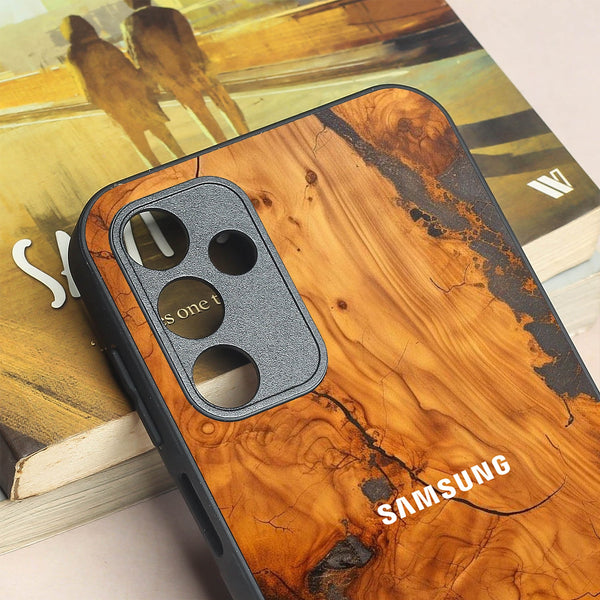 Lava Oak metal back case for Samsung A15