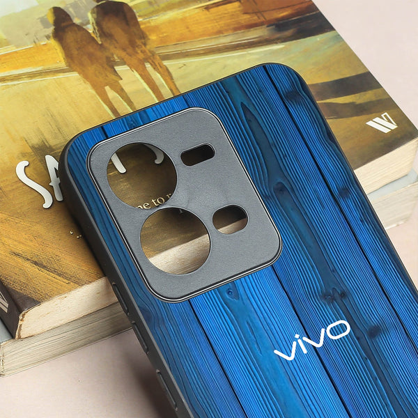 Indigo Planks metal back case for Vivo V25