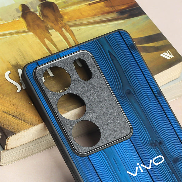 Indigo Planks metal back case for Vivo V29