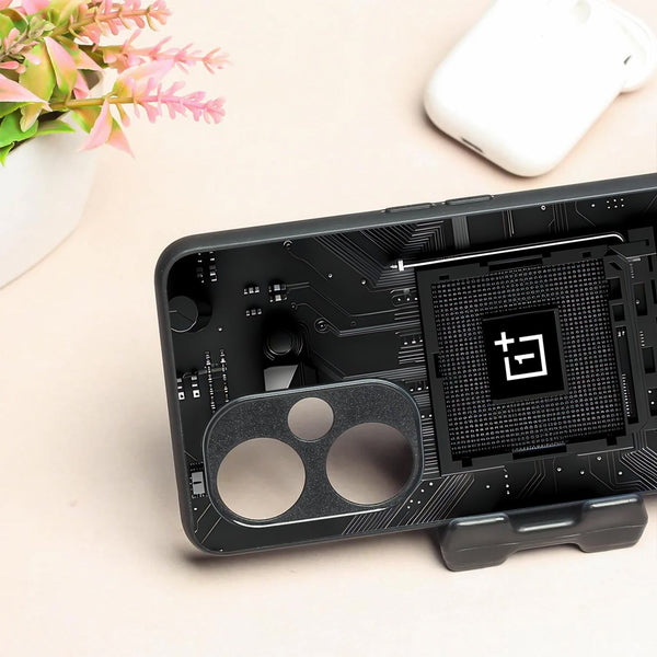 Microchip metal back case for Oneplus Nord CE 3 Lite