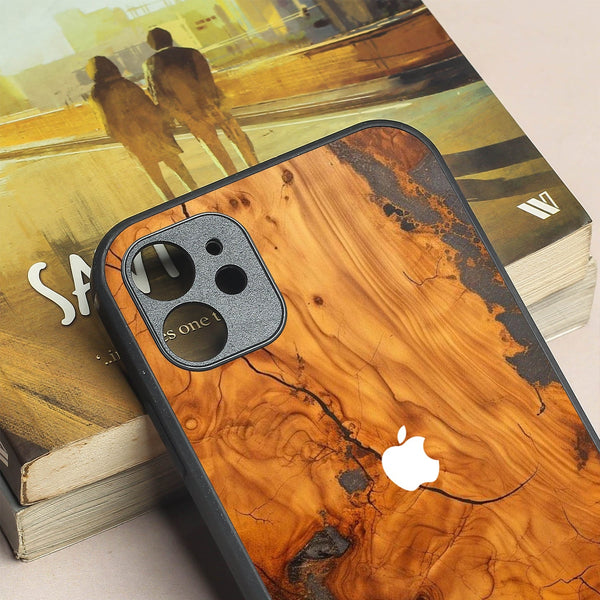 Lava Oak metal back case for Apple Iphone 12