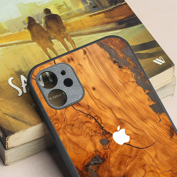 Lava Oak metal back case for Apple Iphone 11