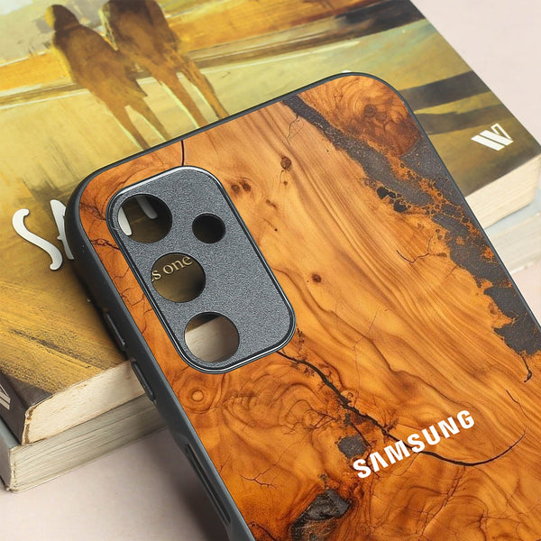Lava Oak metal back case for Samsung A14
