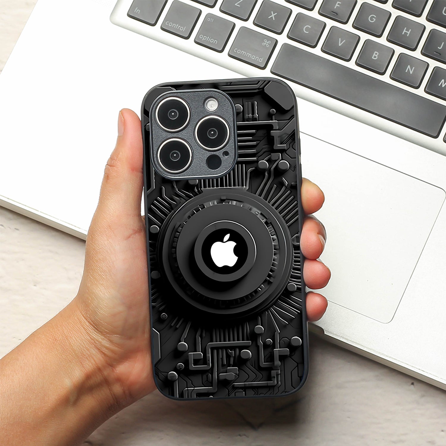 Core Reactor metal back case for Apple Iphone 16 Pro