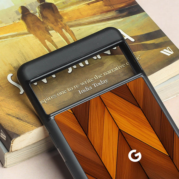 V-Wood Luxe metal back case for Google Pixel 7a