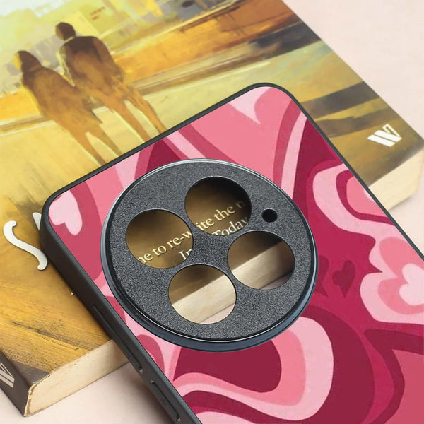 Valentine Wave Marble metal back case for Oneplus 13R