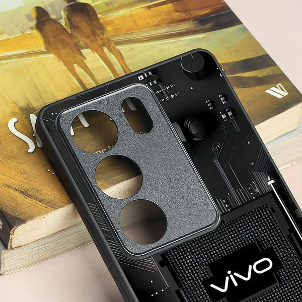 Microchip metal back case for Vivo V29