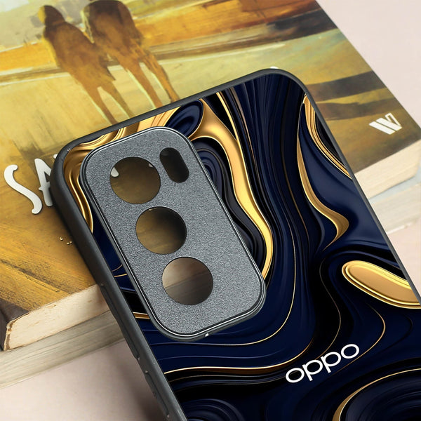 Noir Gold metal back case for Oppo Reno 12