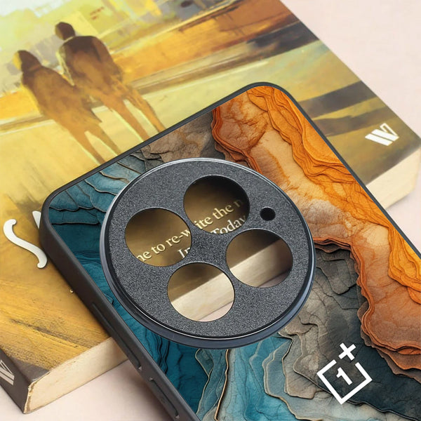 Layered Marble metal back case for Oneplus 13R