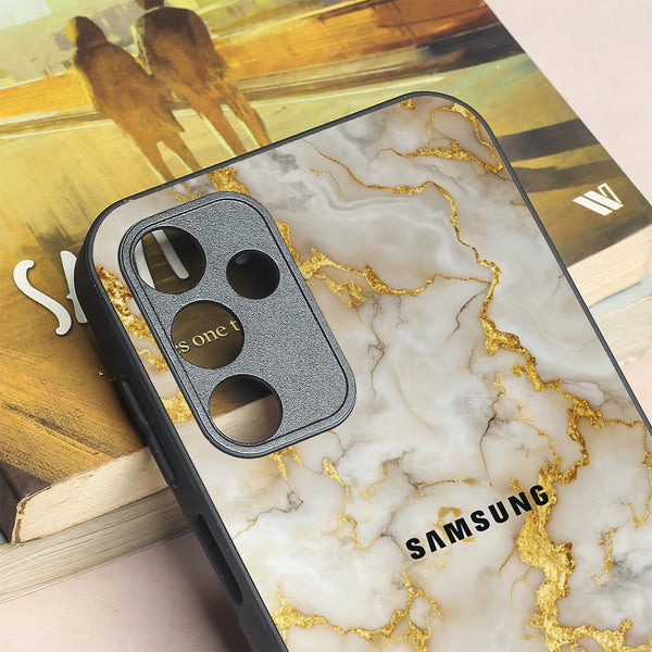 Gold Vein Glory metal back case for Samsung A15