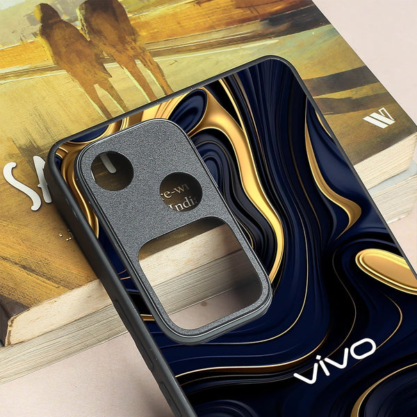 Noir Gold metal back case for Vivo V30