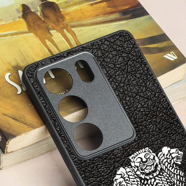 Black Satyamev Jayate metal back case for Vivo V29