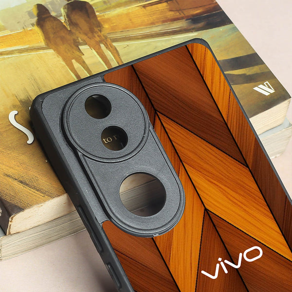 V-Wood Luxe metal back case for Vivo V50