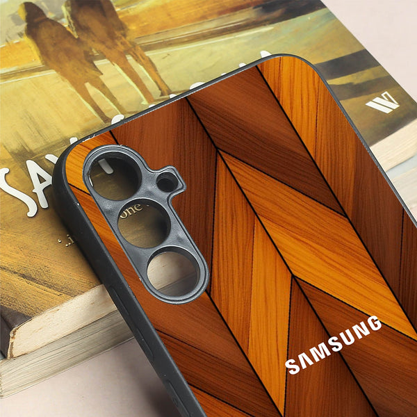 V-Wood Luxe metal back case for Samsung A34