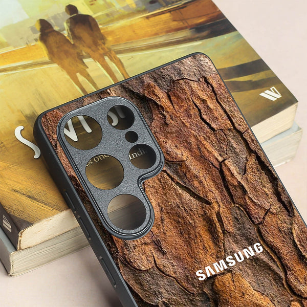 Wavy Grain metal back case for Samsung S25 Ultra