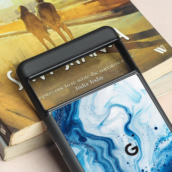 Neptune Swirl metal back case for Google Pixel 7a