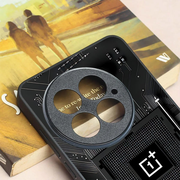 Microchip metal back case for Oneplus 13R