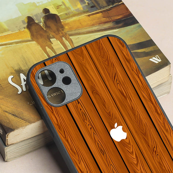 WoodCraft Touch metal back case for Apple Iphone 12