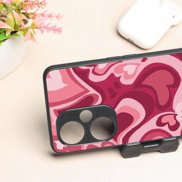 Valentine Wave Marble metal back case for Oneplus Nord CE 3 Lite