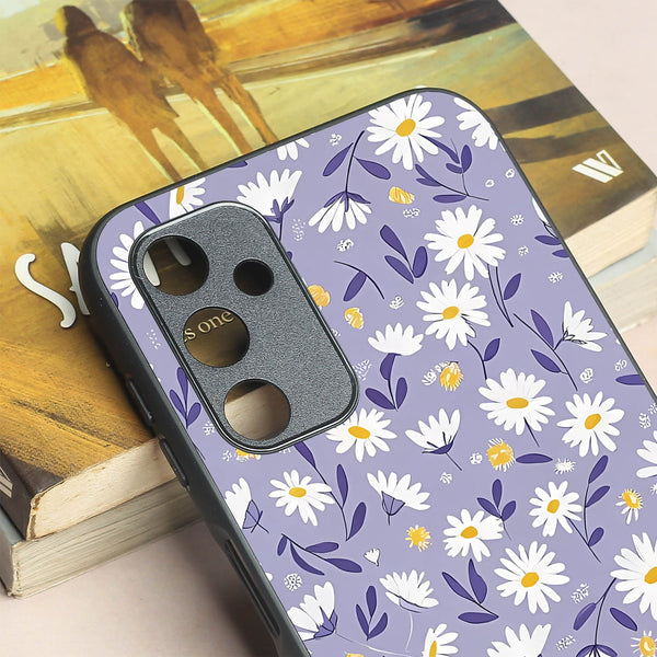 Lavender Daisies metal back case for Samsung A14