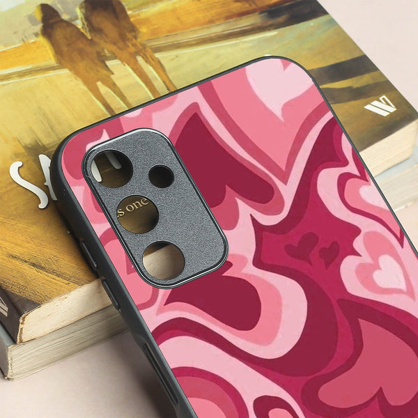 Valentine Wave Marble metal back case for Samsung A14