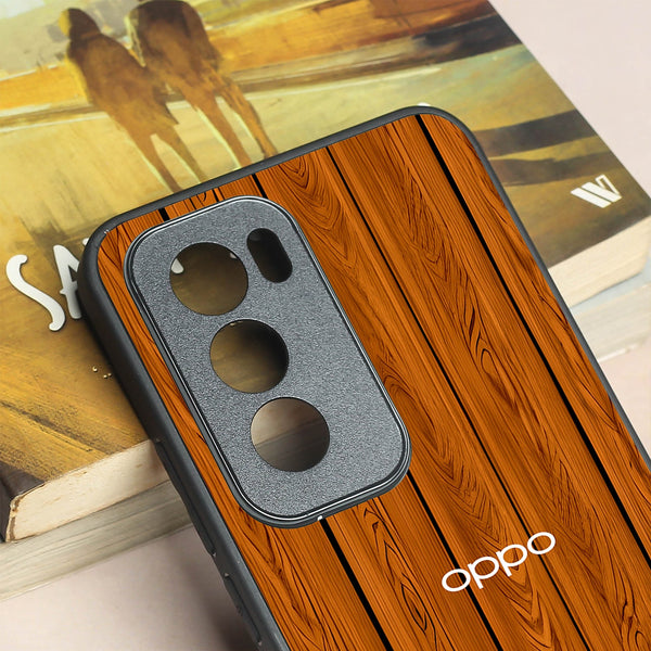 WoodCraft Touch metal back case for Oppo Reno 12