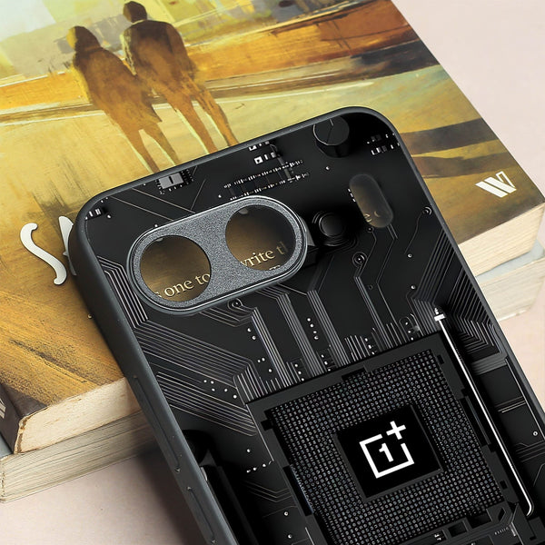 Microchip metal back case for Oneplus Nord 4