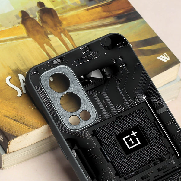 Microchip metal back case for Oneplus Nord 2
