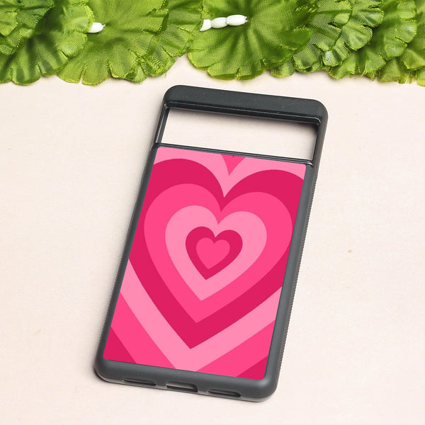Retro Love metal back case for Google Pixel 8