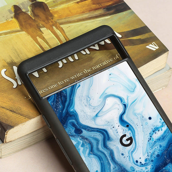 Neptune Swirl metal back case for Google Pixel 6a